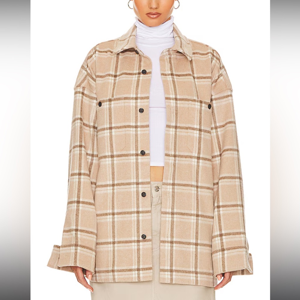 HELSA Plaid Flannel Overshirt
